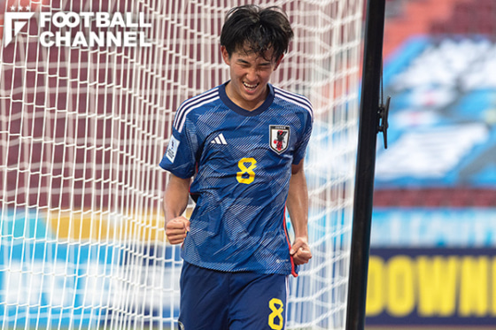  AFC U-17アジアカップ タイ2023・準決勝、U-17イラン代表戦でゴールを決めた望月耕平