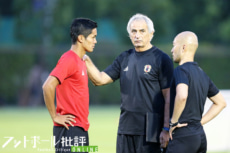 ヴァイッド・ハリルホジッチ監督と武藤嘉紀