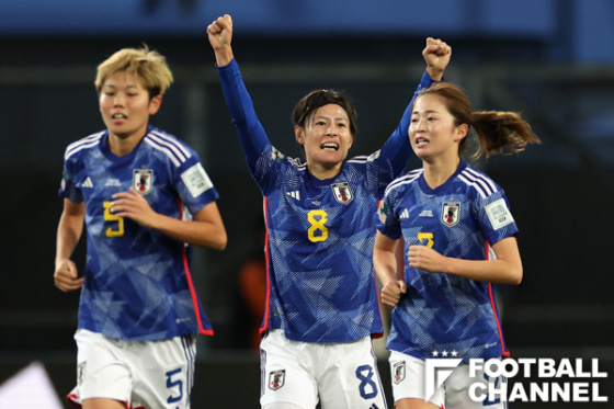 なでしこジャパンの先制ゴールを決めた猶本光