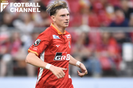 名古屋グランパスに所属するキャスパー・ユンカー