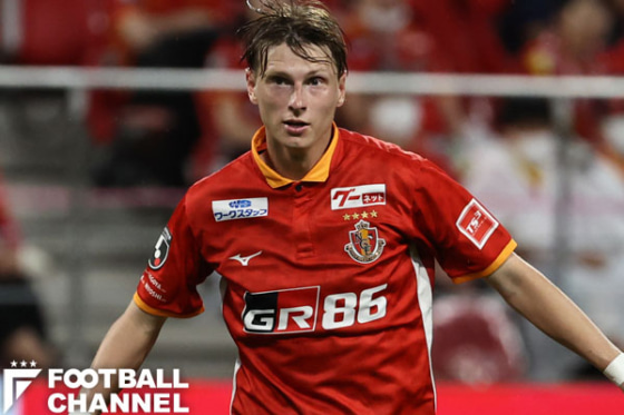 名古屋グランパスのFWキャスパー・ユンカー