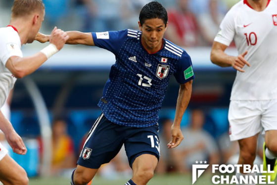 ロシアワールドカップに出場したサッカー日本代表の武藤嘉紀