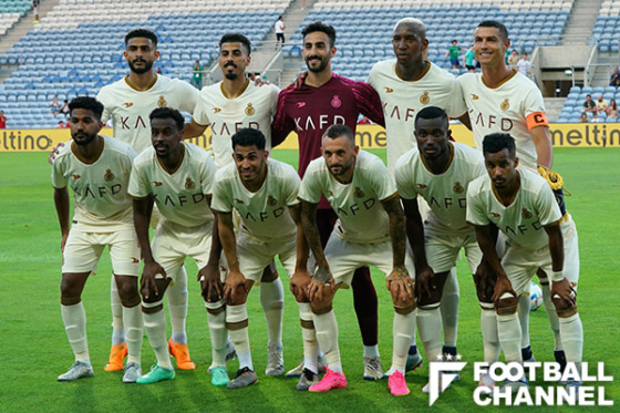 プレシーズンマッチでのアル・ナスルのスターティングメンバー