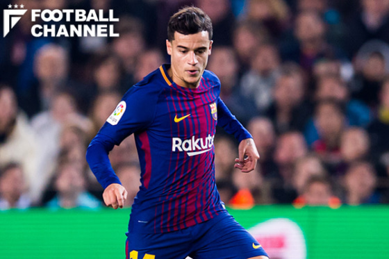 17/18シーズンにバルセロナに加入したフィリペ・コウチーニョ
