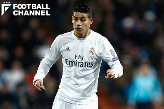 レアル・マドリードに所属したハメス・ロドリゲス