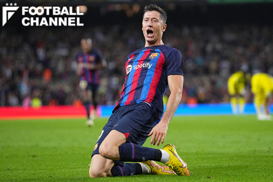 22/23シーズンにバルセロナに加入したレバンドフスキ