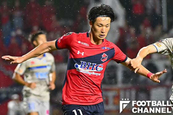 いわきFCに所属する有田稜