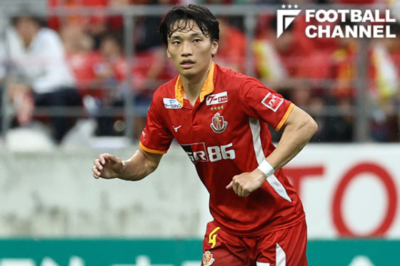 名古屋グランパスに所属する中谷進之介