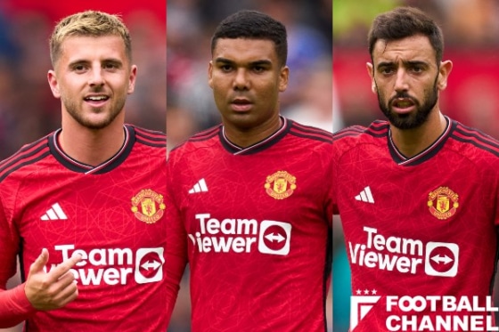 マンチェスター・ユナイテッドMFカゼミーロ、MFブルーノ・フェルナンデス、MFメイソン・マウント