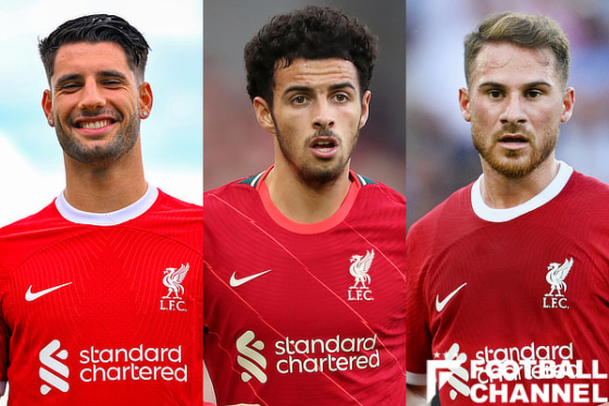 リバプールのソボスライ、マック・アリスター、カーティス・ジョーンズ