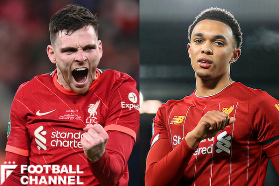 リバプールのロバートソン、アーノルド