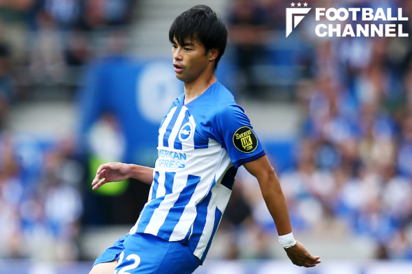 ブライトンに所属するサッカー日本代表MF三笘薫