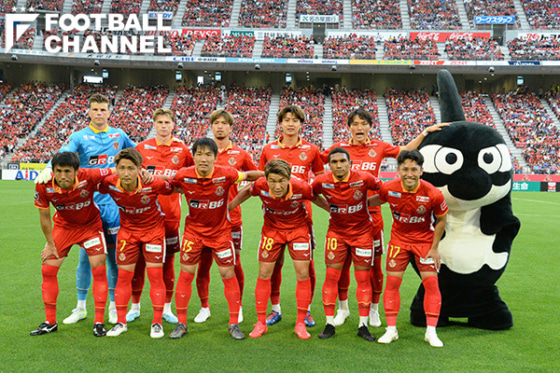 名古屋グランパスのスターティングメンバー