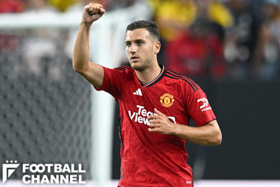 プレシーズンマッチ、ドルトムント戦で先制ゴールを決めたディオゴ・ダロト