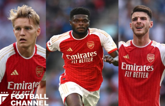 アーセナルMFの3人