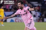 MLS（メジャーリーグサッカー）リーグカップのラウンド16、FCダラス戦でスーパーゴールを決めたリオネル・メッシ