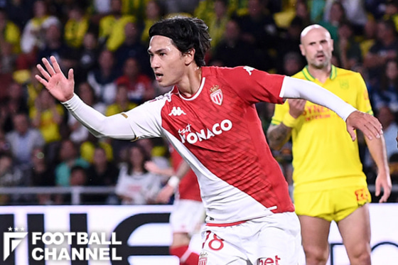 リーグ・アン第3節、ナント戦でゴールを決めた南野拓実