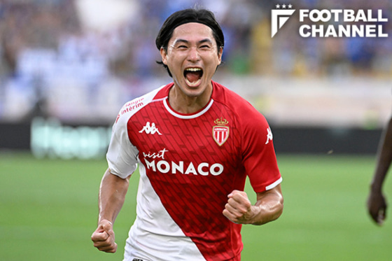 モナコに所属する南野拓実