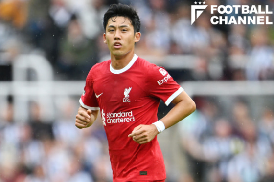 リバプールに所属するサッカー日本代表MF遠藤航