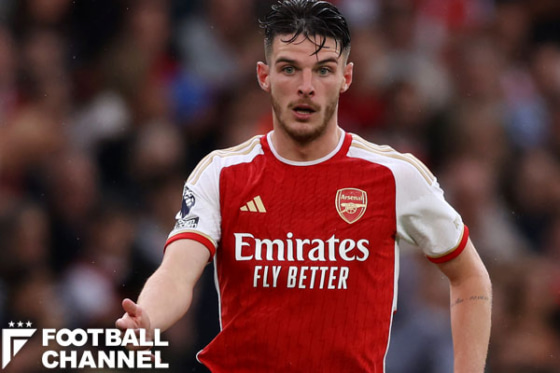 ウェストハムからアーセナルに移籍したデクラン・ライス