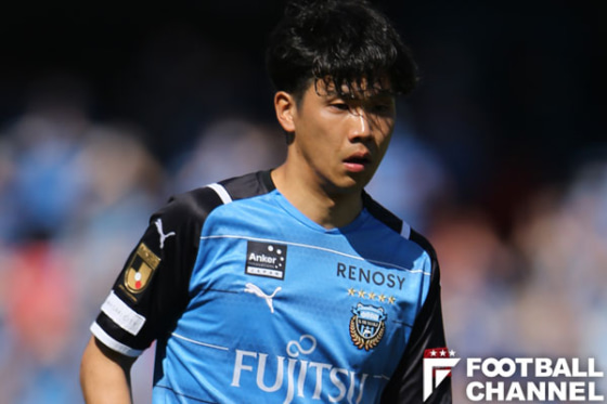 ACLに出場する川崎フロンターレの山根視来
