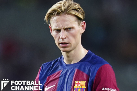 バルセロナに所属するフレンキー・デ・ヨング