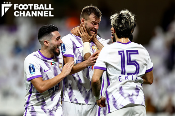 ゴールを喜ぶアル・アインの選手たち