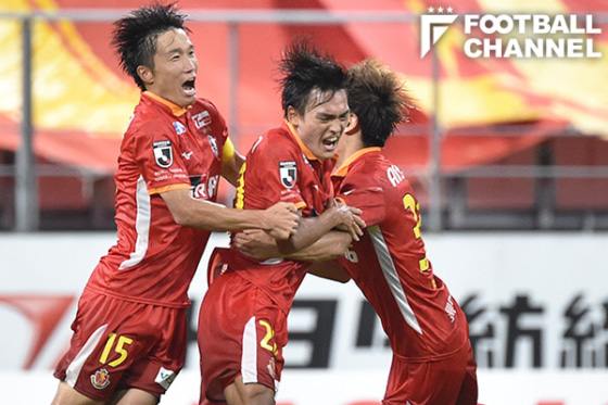 JリーグYBCルヴァンカップ準々決勝・第1戦、鹿島アントラーズ戦でゴールを決めた久保藤次郎