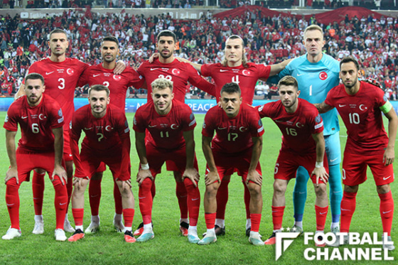 トルコ代表のスターティングメンバー