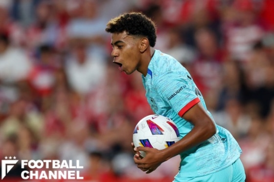 ラ・リーガ最年少ゴールを決めたラミン・ヤマル