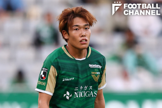 東京ヴェルディに期限付き移籍している染野唯月