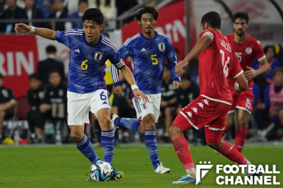 サッカー日本代表MF遠藤航と守田英正
