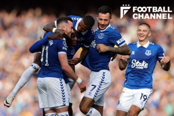 ボーンマス戦におけるエバートン