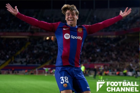 デビュー戦でゴールを決めたマルク・ギウ