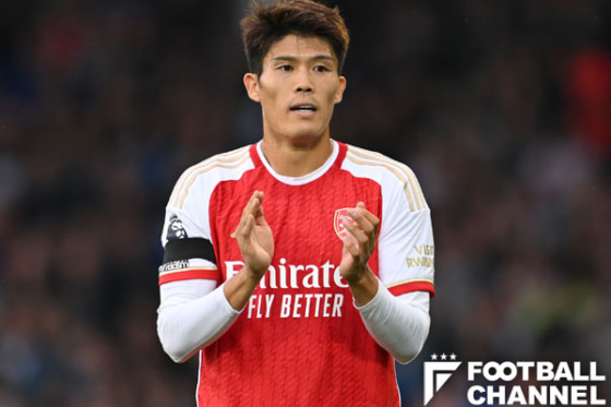 アーセナルに所属するサッカー日本代表の冨安健洋