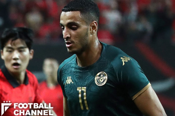 チュニジア代表のエリアス・アシュリ