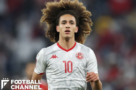 チュニジア代表のハンニバル・メイブリ