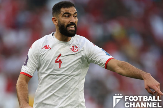 チュニジア代表のヤシヌ・メリアー