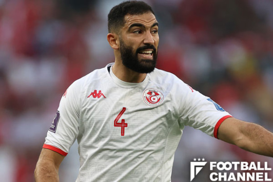 チュニジア代表のヤシヌ・メリアー