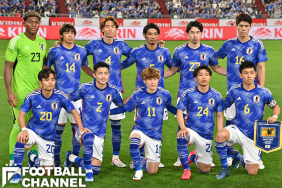 チュニジア代表戦のサッカー日本代表