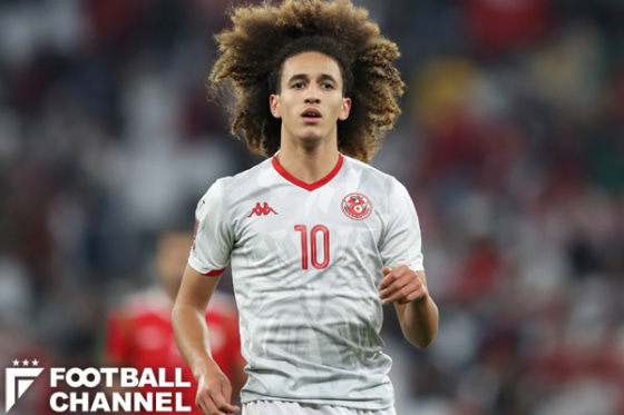 チュニジア代表のハンニバル・メイブリ