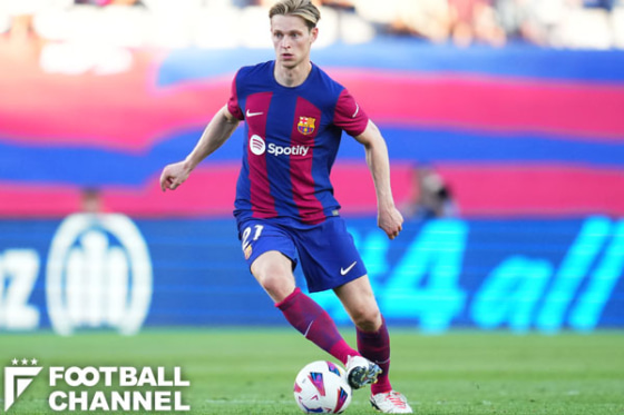 バルセロナのフレンキー・デ・ヨング