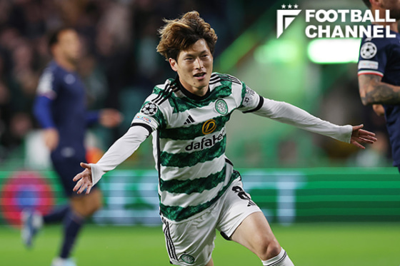 ラツィオ戦でCL初ゴールを決めた古橋亨梧