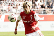 リヨン戦で先制点をアシストした伊東純也