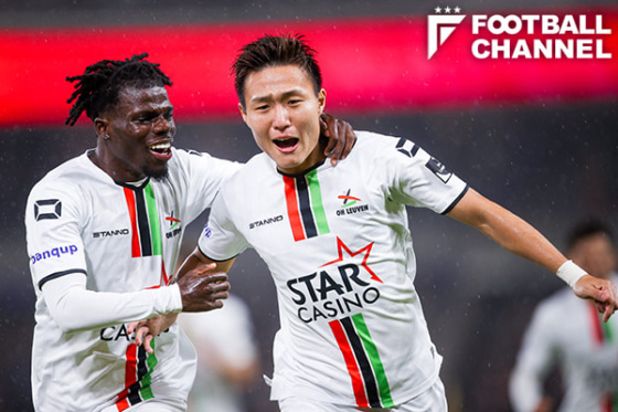 アンデルレヒト戦でゴールを決めた三竿健斗