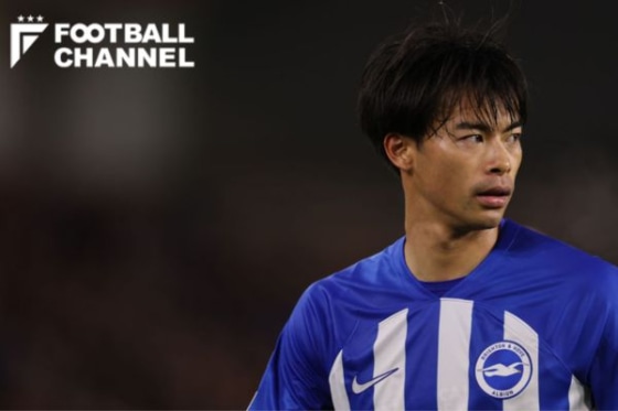ブライトンでプレーする日本代表MF三笘薫