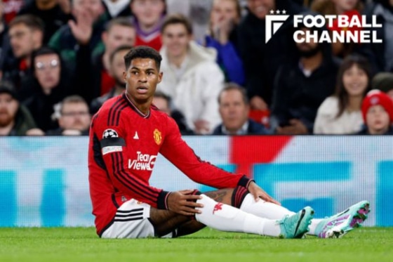 マンチェスター・ユナイテッドでプレーするマーカス・ラッシュフォード