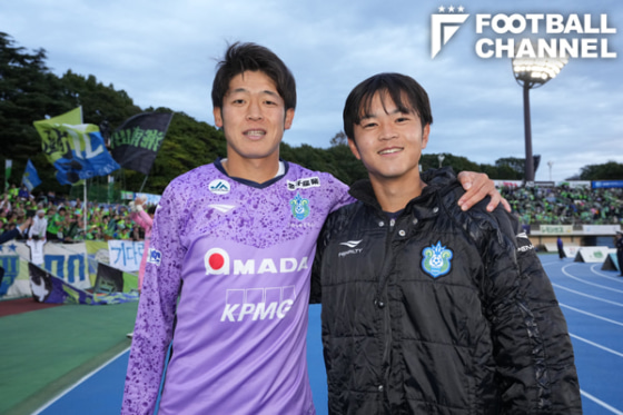 名古屋グランパス戦の先制ゴールをアシストした平岡大陽とゴールを決めた大橋祐紀