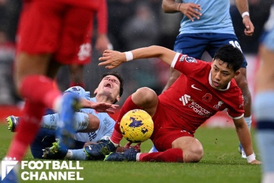 相手選手に対するタックルが物議を醸した遠藤航