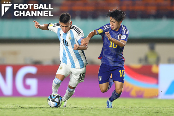 サッカーU-17日本代表MF佐藤龍之介